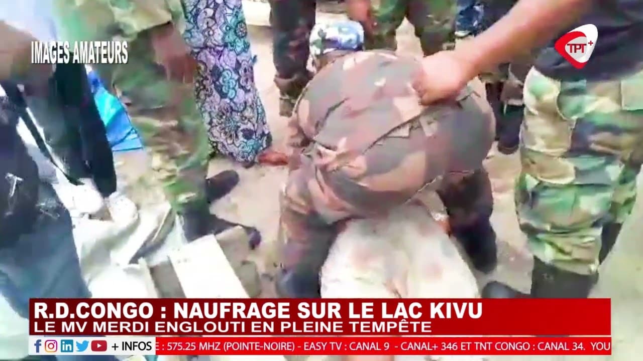 R.D CONGO : NAUFRAGE SUR LE LAC KIVU