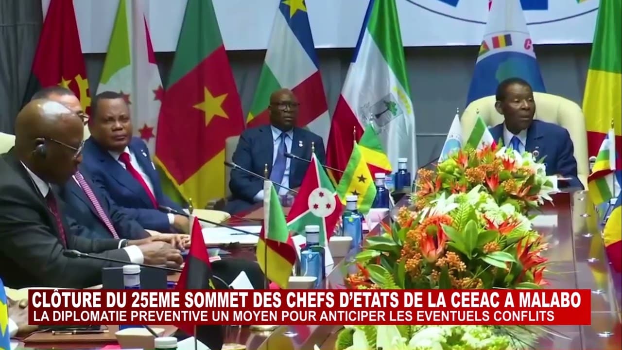 CLÔTURE DU 25EME SOMMET DES CHEFS D’ETATS DE LA CEEAC A MALABO