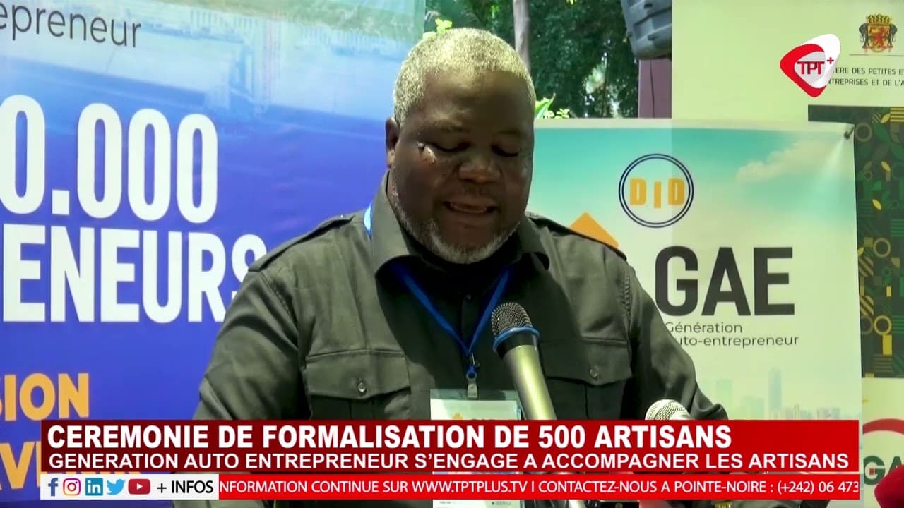 CÉRÉMONIE DE FORMALISATION DE 500 ARTISANS